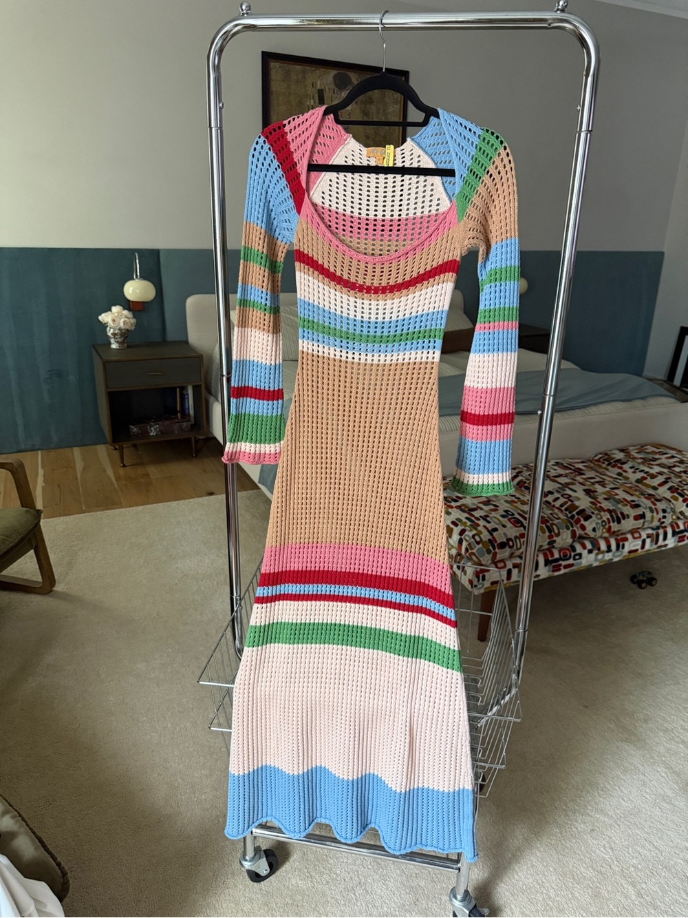 Verge Girl Multicolor Crochet Dress - Picture 2 of 7